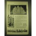 1924 Indiana Limestone Ad - Education Building,...