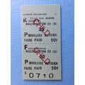 London Transport Walthamstow Child Rtn Ticket