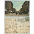 New York Cohoes Remsen St. Street view w/trolle...