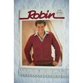 Vintage: Robin 13298 V-neck sweater, DK, 34-46 ...