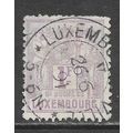 LUXEMBOURG EARLY 1Fr VIOLET SON DATED COPY TABL...