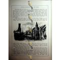 Canal & Belfry, Bruges, Belgium, Book Illustrat...