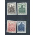 Netherlands stamps. 1948 Buildings MH Cultural ...