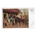 Art Postcard, Halt At The Inn, Meissonier, Wall...