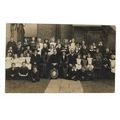 Group Photo, Social History, RP Postcard.