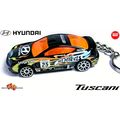 RARE KEYCHAIN BLACK HYUNDAI TUSCANI/TIBURON CUS...