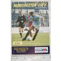 1988 programme Manchester City v. Walsall