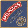 BEER MAT - McEWANS BREWERY - THE LEGEND IN YOUR...