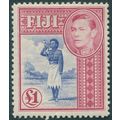 Fiji 1950 £1 ultramarine & carmine SG266b unused