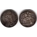 Great Britain. Victoria. Crown 1890. DY23414