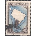Argentina stamps 1936 - SG660 - 1p blue and bro...