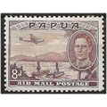Papua 1939 SG166 8d Brown-Lake AIR Mounted Mint...