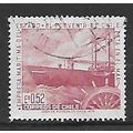 CHILE 1971 52c BLUE FREIGHTER SG660 FINE USED