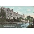 Warwick Castle, River Front. Warwickshire Postc...