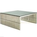 Stainless Steel Ribbed Beam Slotted Tubular Sla...