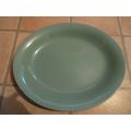 Vintage Serving Platter Green 13"