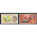1963 National Nature Week set 2v SG637-638 UM