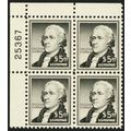 1053, Mint VF NH $5 Hamilton Plate Block ** Stu...