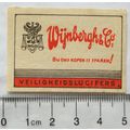 vintage Netherlands Matchbox Label - Wynbergh & Co