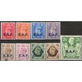 Somalia (EAF) 1943-46 Set to 2/6d S1-S9 Mounted...
