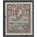 Antigua 1953 SG129 24c Black & Chocolate Fine M...
