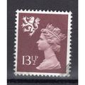 Great Britain QEII 1980 Scotland 13½p Purple Br...