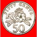 FLOWER: SINGAPORE ★ 50 CENTS 1987! LOW START ★ ...