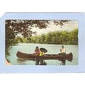 New Jersey Asbury Park Canoeing On Deal Lake~1750