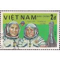 VIETNAM, SPACE, Gorbatko and Tuan, green 1983, ...