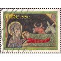 EIRE, CHRISTMAS, Madonna & Child, green 2009, 55c