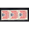 CVP31 17c Shield Very Fine MNH Dry Gum Strip of...