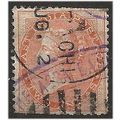India 1865 SG62 2a Orange Good Used .. ..