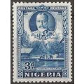 Nigeria 1936 SG38 3d Blue Mounted Mint .