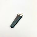 Gemstone Flat Tapered Pendant w/ Garnet Cabocho...