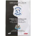 MATCH PROGRAMME 2009-10 CARDIFF CITY v NEWCASTL...