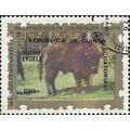 EQUITORIAL GUINEA, MAMMAL, Bison, brown 1976, 200Ek