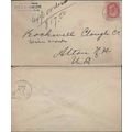Numeral Queen Issue Wetaskiwin Alberta Territor...