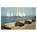 Cannons at Cowes Postcard Isle of Wight 8550