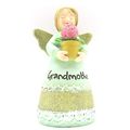 Grandmother Angel Figurine Wearing a Green Dres...