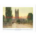 Magdalen Tower, Oxford, England, Book Illustrat...