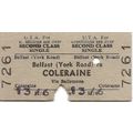 U.T.A. Edmondson Ticket - Belfast York Road to ...