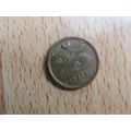 Denmark 1980 25 Ore Coin