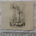 1860s engraving - James Baynham doing Penance