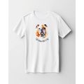 Bulldog Printed T Shirt - Customised T Shirt wi...