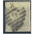 1877 SG153 4d Sage-Green Plate 16 Good Used "QA"