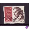GERMANY WEST BERLIN 1959 20pf SCHILLER ( POET )...