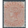 Bermuda 1880 SG20 4d Orange-Red Wmk Crown CC Mo...