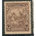 Barbados 1925 - SG229 - ¼d brown - Seal of Colo...