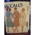 Vintage McCall's Misses Shirt Dresses Pattern -...