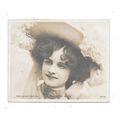 PRINTED MIDGET SIZE POSTCARD OF ACTRESS MISS GE...